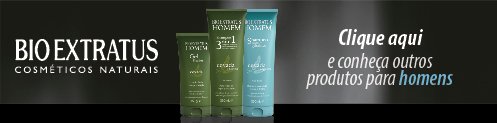 Produtos para homens.