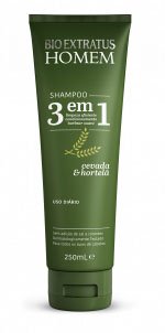 SHAMPOO HOMEM 3X1 CEVADA HORTELA 250ML