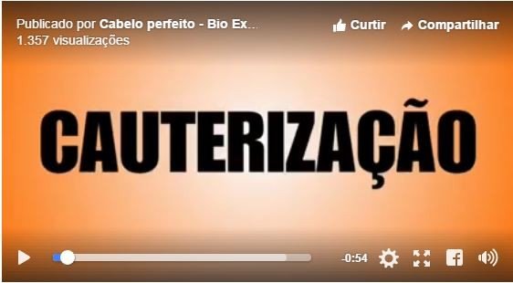Video by: @blogbiancasales usando a cauterização QUERAVIT
