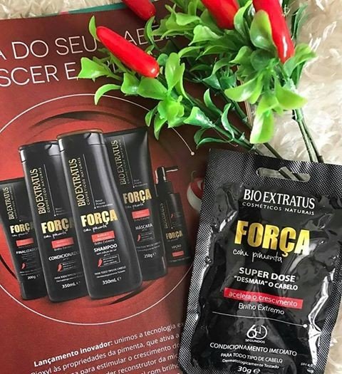 Dose desmaia cabelo Força com pimenta