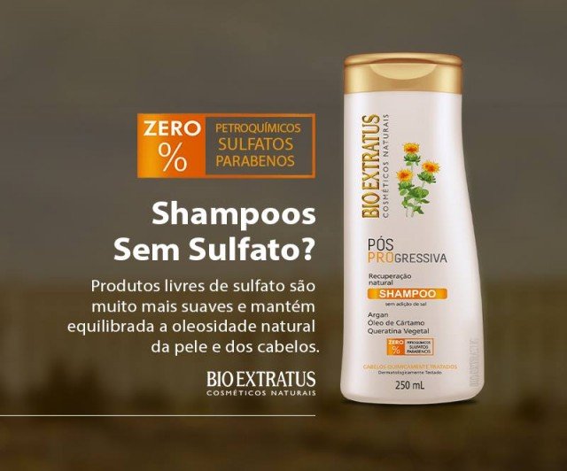 Saiba sobre os shampoos sem sulfato